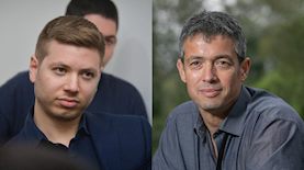 יועז הנדל ויאיר נתניהו, צילום: יוסי אלוני פלאש 90